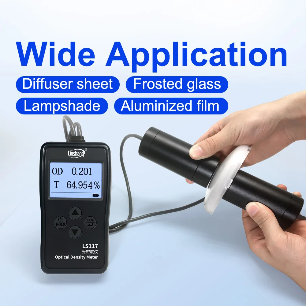Optical Density Meter For Plastic LS117 VLT and OD Aluminized Film High Precision Simple Operation Real-time Dynamic Calibration