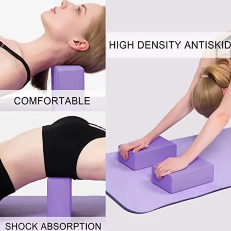 Description Picture 6 of itemPilates Yoga Blocks Gym Fitness Training Physical Therapy Equipment Bodybuilding Pilates Accessories Dance Yoga Stretching Sport