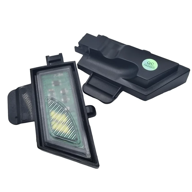 White LED Puddle Lights - No Error, Canbus-Compatible, Pack of 2