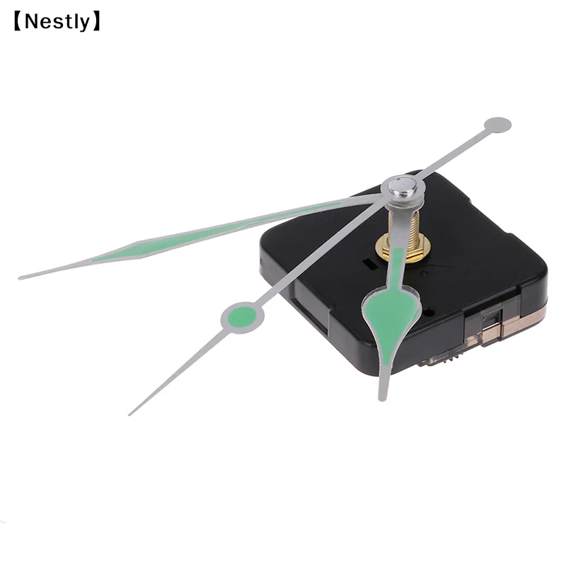 DIY 무소음 석영 무브먼트 벽시계 모터 메커니즘 긴 스피들 수리 부품〔Nest〕