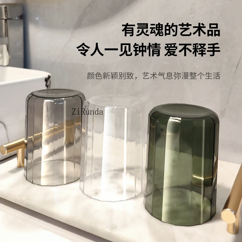 *Toothbrush rack No punching toilet mouthwash cup Wall-mounted toothbrush holder