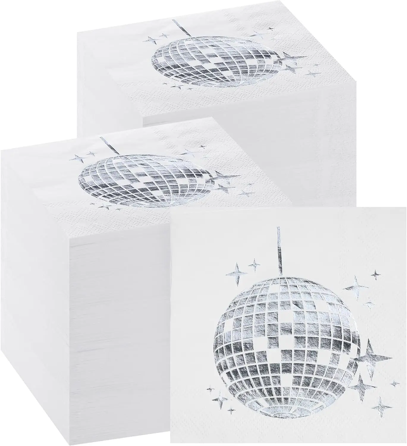 Ywediim Articoli per feste in discoteca anni '70,include piatti,tovaglioli, bicchieri,cannucce,tovaglia,per discoteca,cocktail,matrimoni,picnic anni ' 80/90,decorazioni per feste di viaggio,per 20