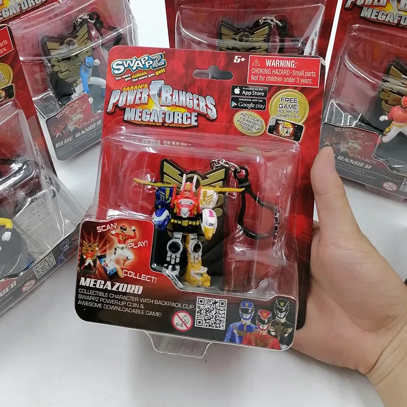 Megazord Dinosaur Rangers Super Sentai Potente Rangers Mega Force Robot Knight Action Figure Portachiavi Zaino Clip