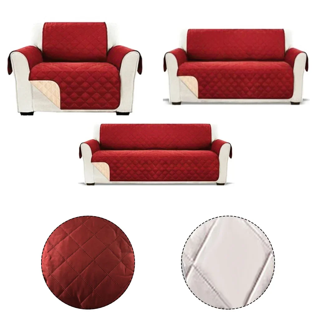1/2/3-Seater Sofa Cover Couch Cushion Cover Faux Cotton Fabric Furniture Protector Slipcovers Removable Home Decoration 6