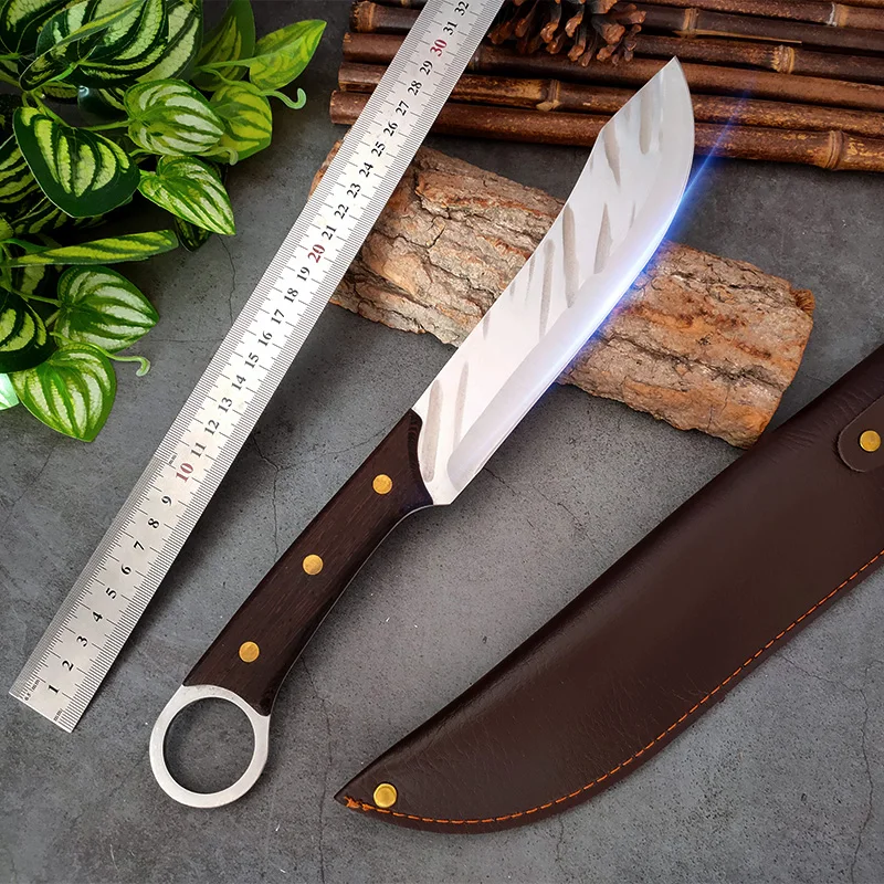 

Handmade Forged Stainless Steel Butcher Cooking Knife Meat Vegetable Cutting Fishing Items Outdoor Boning Cutting Cleaver