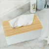 Portable Tissue Box Holder With Lid Removable Tissue Box Mini Tissue Storage Tube Holder Storage Box Desktop Napkin Organizer 3