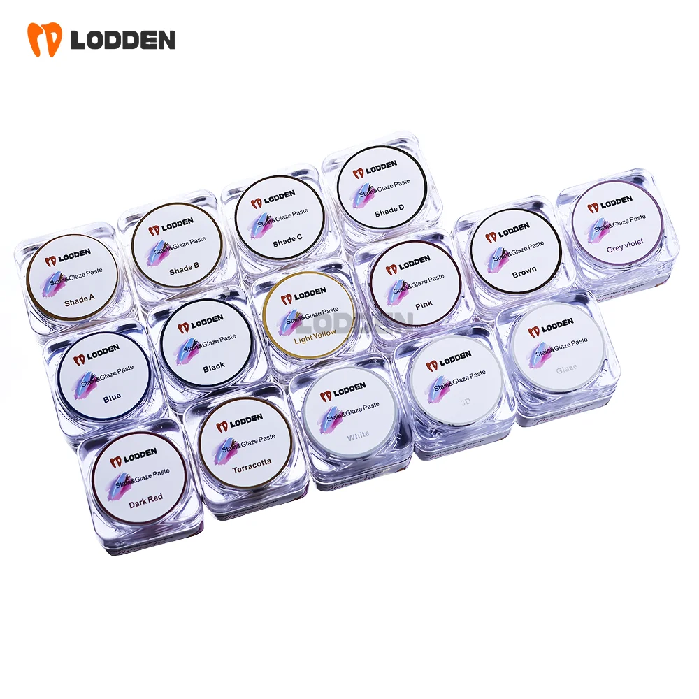 LODDEN Zahnporzellan-Flecken- und Glasurpaste, 4 g, für Zirkonoxid-Lithium-Disilikatglas, Keramik, niedrige Temperatur-Glasur – Detail 6