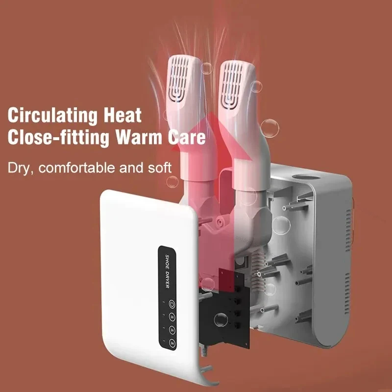 220V Electric Shoes Dryer Bake Shoe Gloves Drying Machine Sterilizer Boots Drier Foot Protector Odor Deodorant Heater Shoe Dryer 6