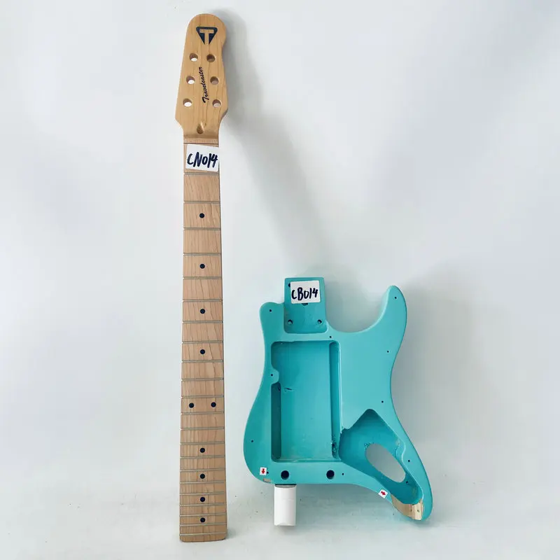 CN014CB014MiniandTravelElectricGuitarSetUnfinishedNeckwith