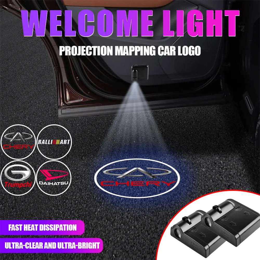 Car HD Door Light Wireless Led Projector Lamps For Audi SLINE