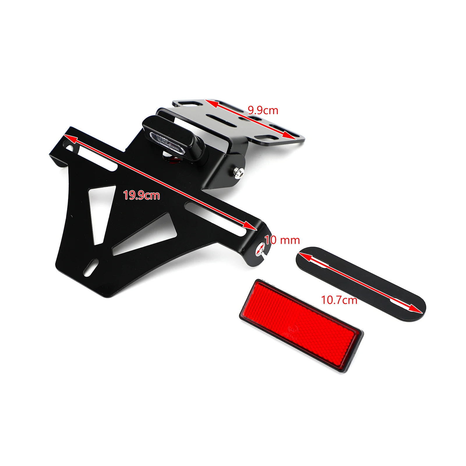 Motorcycle License Plate Holder Universal Motorcycle License Number Plate Frame Holder Bracket Adjustable Angle Motorbike Accessories