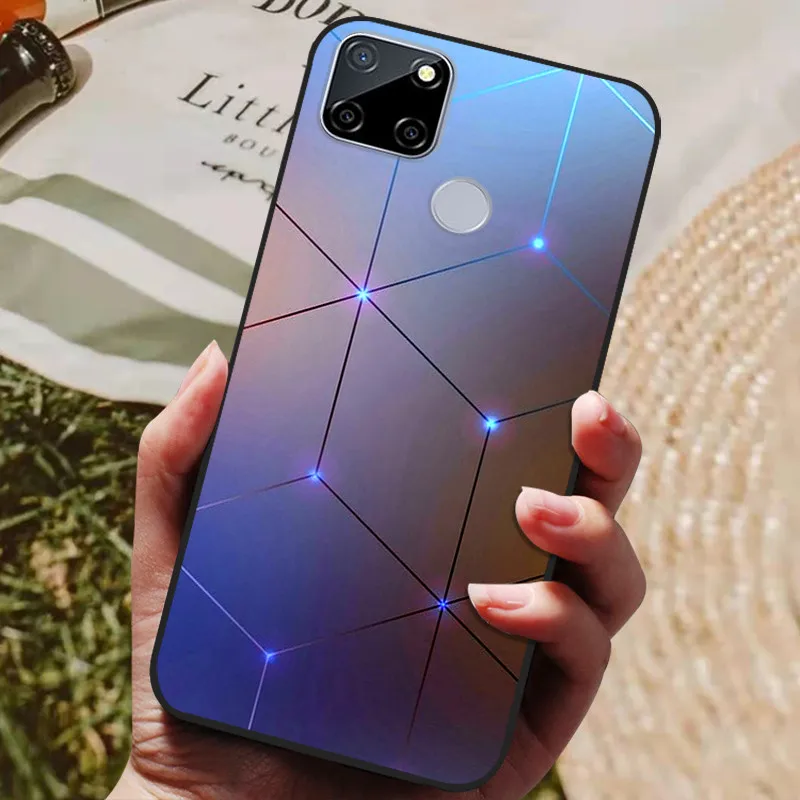 Premium Silicone Back Cover – Artistic Design for Enhanced Grip and Protection