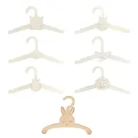 Set of 10 Sturdy Children's Hangers Portable Kids' Clothing Hangers Accessory for Coat and Dresses Organization 1