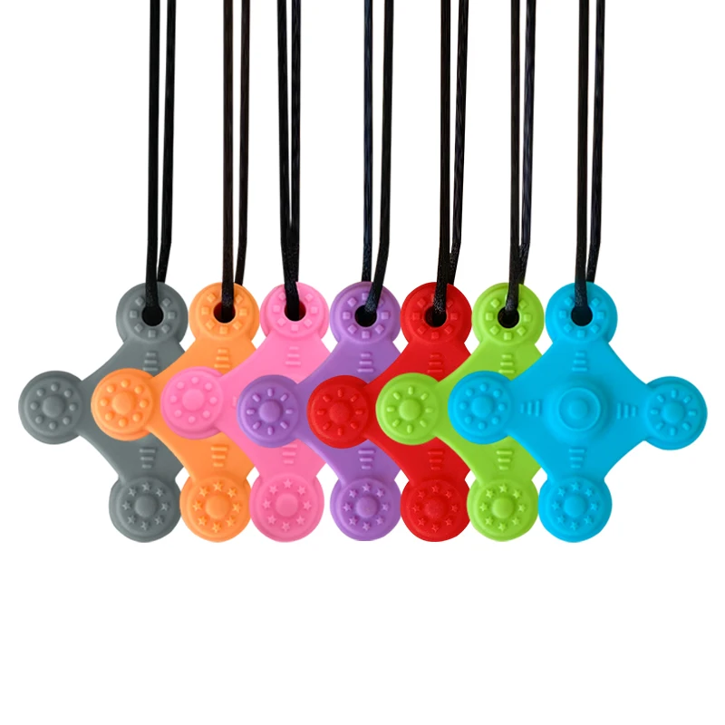 1/8pcs Sensory Chew Necklace for Kids,Silicone Chew Toys for Children with ADHD Autism, Anxiety