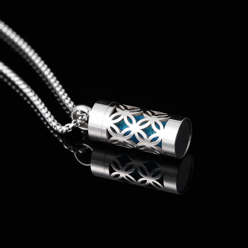 Stainless Steel Aromatherapy Diffuser Pendant Necklace