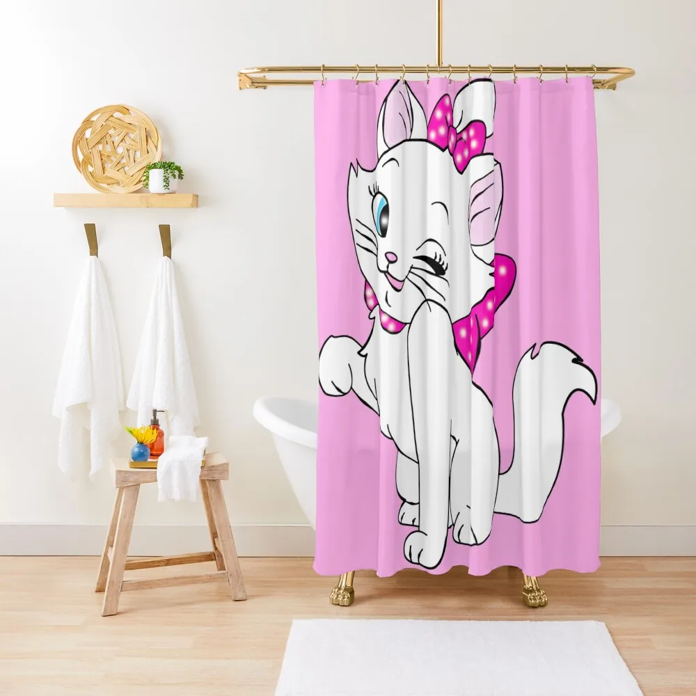 Kitten Cat Marie Shower Curtain Shower Bath Bathroom Deco Bathroom Box For Bathroom Shower Curtain