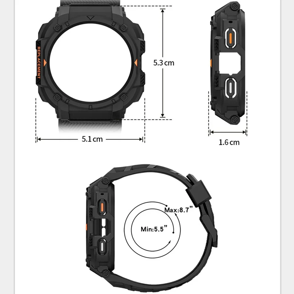 Premium Strap Case Wristband for Galaxy Watch Ultra - TPU Bracelet Protector