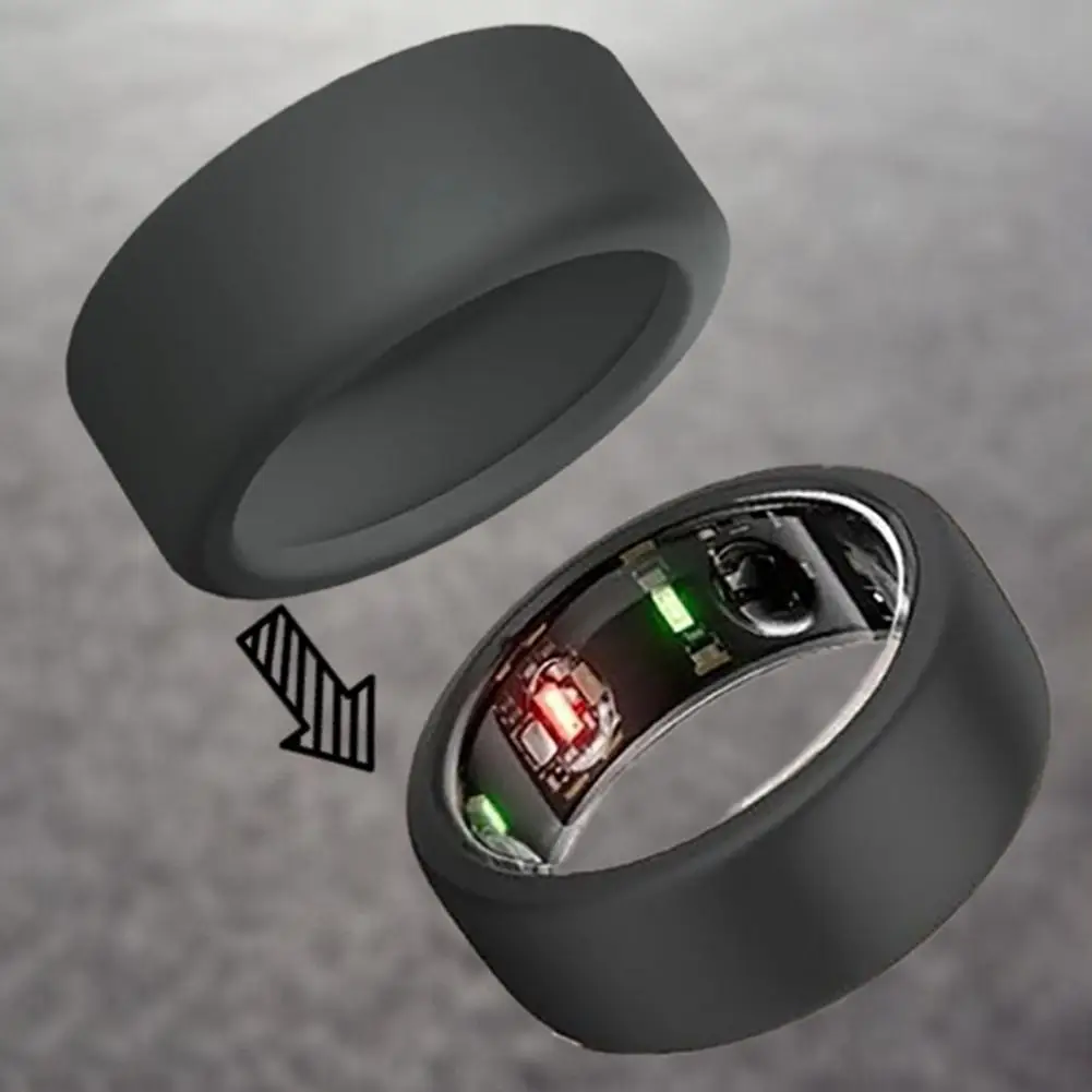 Silicone Ring Protector Oura Ring Gen 3 Protective Sleeve Working Anti-Fall Elastic Cover S/M Universal Smart Ring Sleeve 2