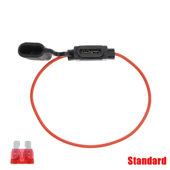 Waterproof Mini Small/Medium Automotive Fuse Holder 18/16/14AWG Insert Fuse 5A 7.5A 10A 15A 20A 25A 40A Standard/Mini/Micro