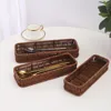 Imitation Rattan Storage Basket Faux Wicker Tray Plastic Picnic Basket Bread Food Plate Fruit Box Desk Decoration 4