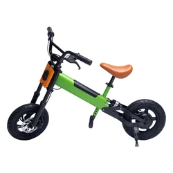 2024 New EU 24V 4AH Electric Balance Bike for Kids Wholesale Children Electric Powered Bicycle 12inch Mini Balance Electric Bike