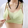 Maternity & Nursing Bra with Anti Sagging, No Steel Ring Thin and Breathable Design  Nursing Bra Wirefree Breastfeeding 2