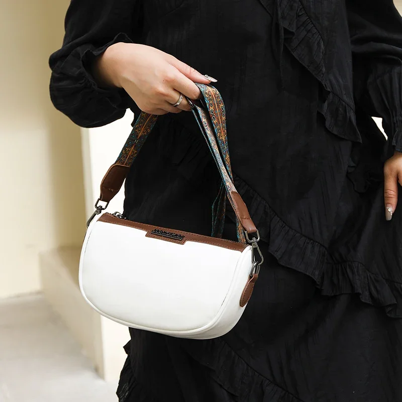 Ladies Handbags Fashion Women Shoulder Bags Vintage Solid Color Cow Leather Female Crossbody Bags for Women handbags