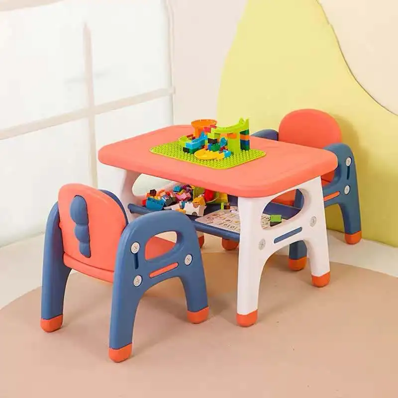 Kindergarten Desks and Chairs Children's Toy Desks and Chairs Set
