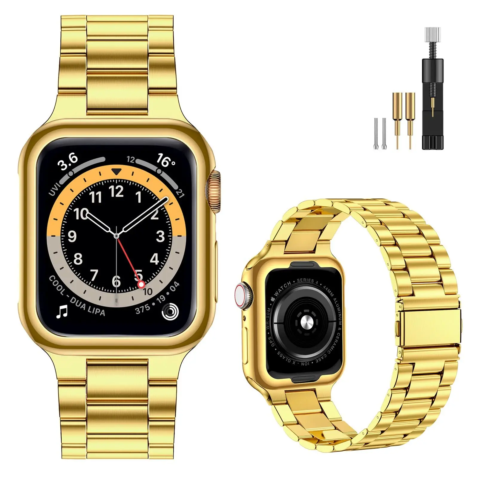 

Stainless Steel Strap for Apple watch band 44mm 40mm 45mm 41mm 42mm 38mm 44 mm 3 4 5 6 SE Metal bracelet iWatch Series 7 45 mm