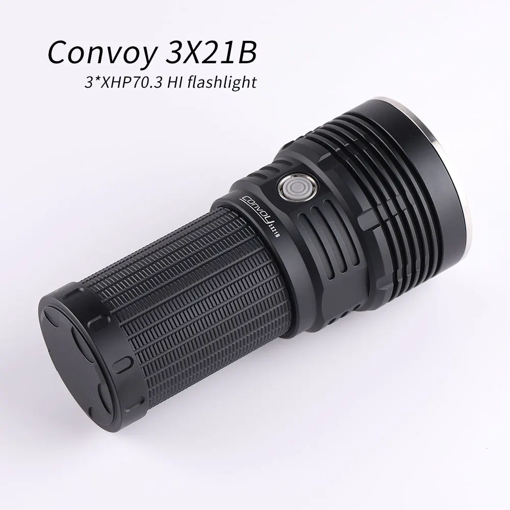 Convoy 3X21B Flashlight with XHP70.3 HI Led Linterna Type-C Charging strong light Torch  21700 Hunting Camping Searching Lantern