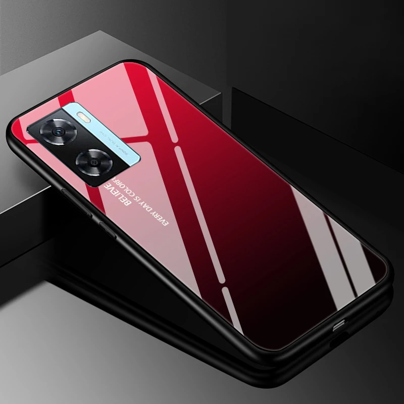 Premium Hard Back Bumper Case with Tempered Glass Cover - Sleek and Durable Protection