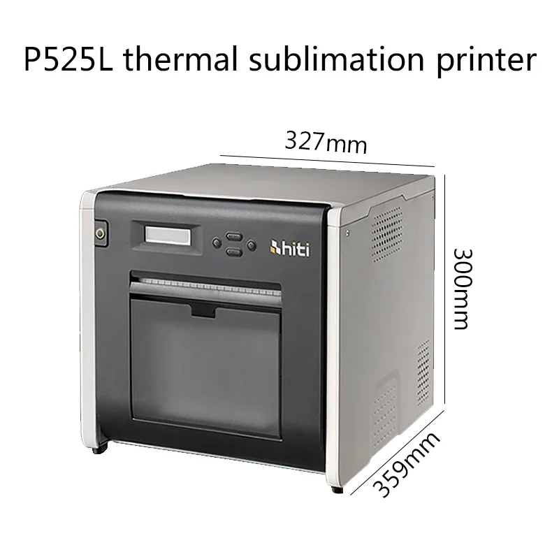 Stampante a sublimazione termica P525L, macchina da stampa istantanea, uscita a tono continuo YMCO a sublimazione termica
