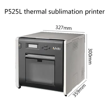 Stampante a sublimazione termica P525L, macchina da stampa istantanea, uscita a tono continuo YMCO a sublimazione termica