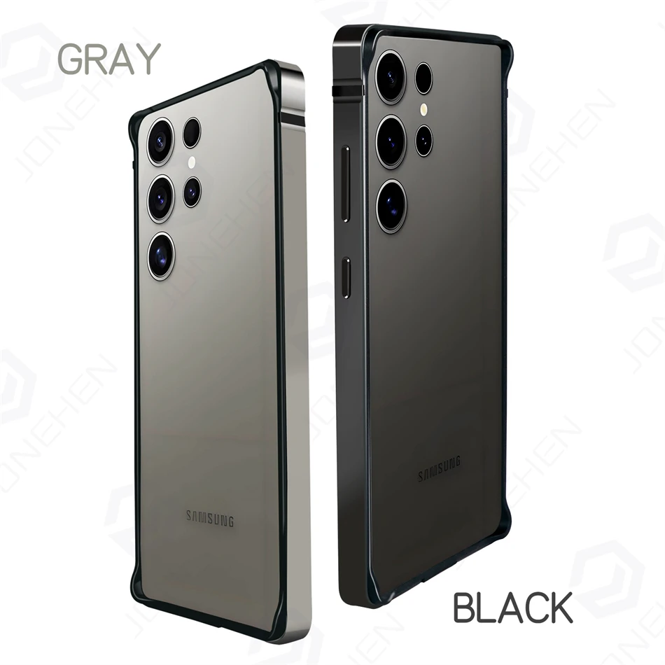 Luxury Light Aluminum Metal Frame For Samsung Galaxy S25 Ultra S25ultra Hybrid Silicone Bumper Case Alloy Protective Accessories 2