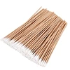 100/200Pcs 6 Inch Long Wooden Handle Cotton Swabs Cleaning Sticks Applicator 1
