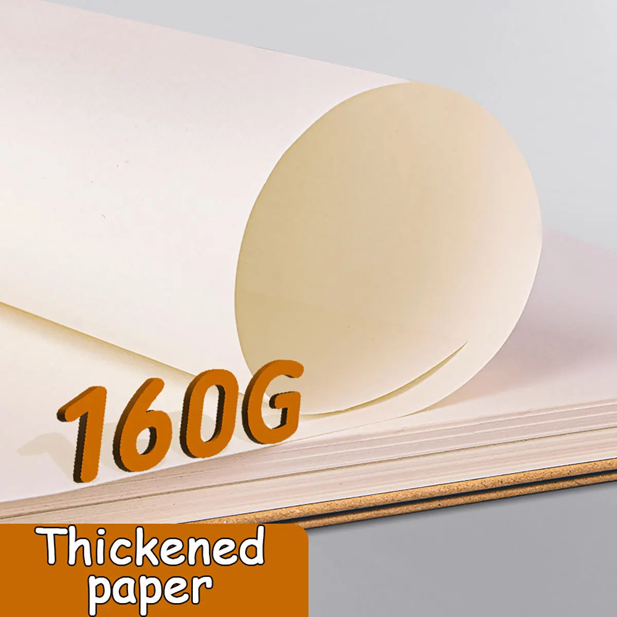 Art Sketchbook 160GSM Kraft Paper Spiral Coil Book Office School Supplies Drawing Notepad Stationary - Image 3