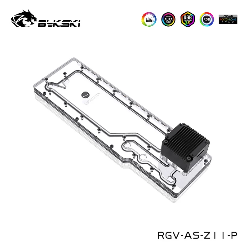 Bykski Distro Piastra Per Asus Rog Z11 Cabinet Raffreddamento Ad Acqua Costruire Serbatoio, Serbatoio 12V /5V , Rgv-As-Z11-P