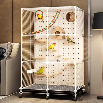 Large Parrot & Bird Cage 1