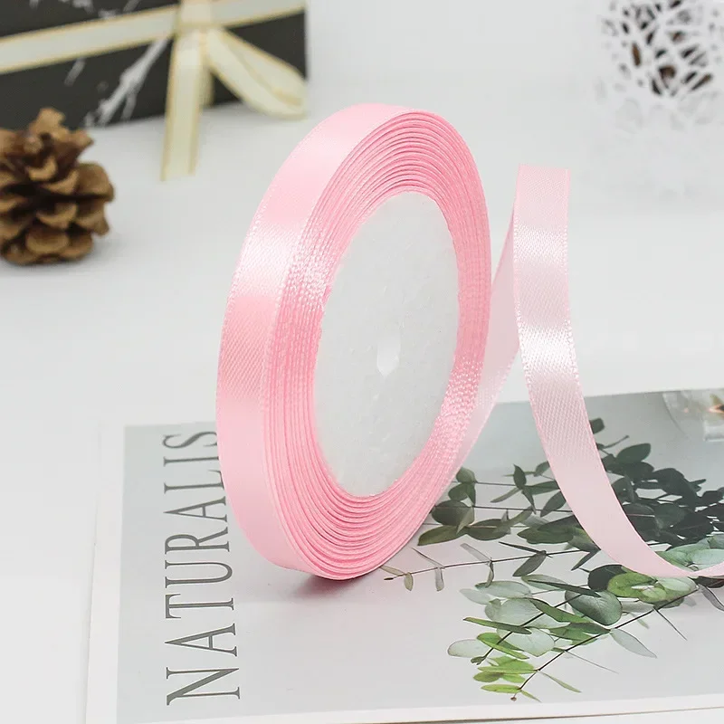 Elegant Satin Ribbons for Gift Wrapping & Decorations - 25 Yards
