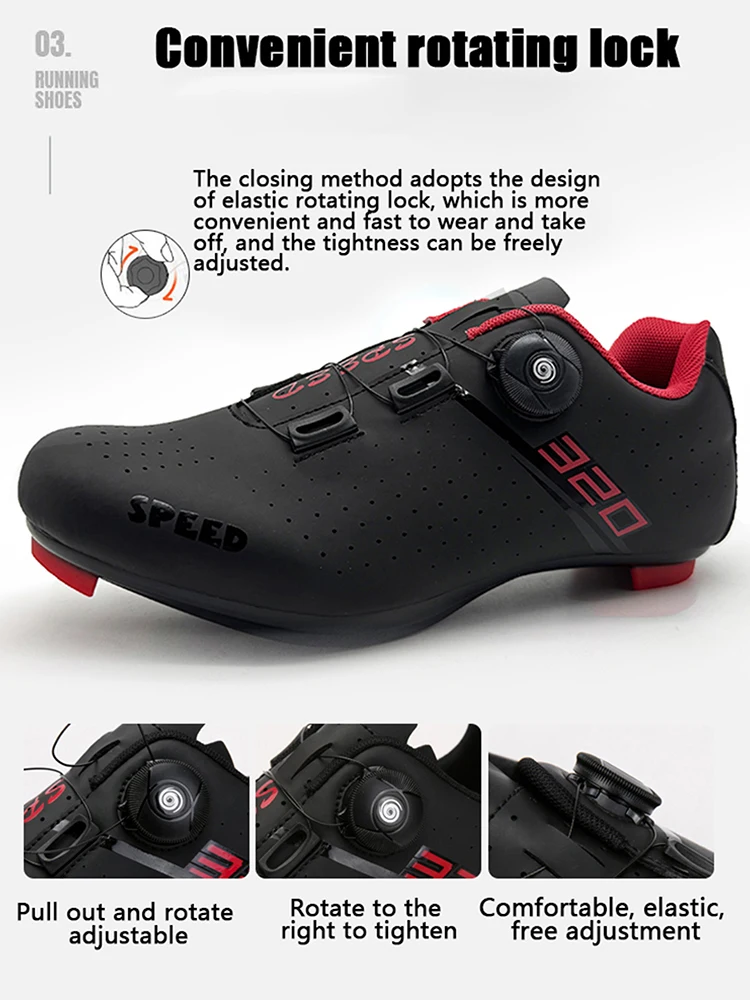 Männer Radfahren Schuhe Rennrad Sport Schuhe Frauen MTB Racing Wettbewerb Self-Locking Radfahren Schuhe Spd Stollen Radfahren Schuhe – Detail 5