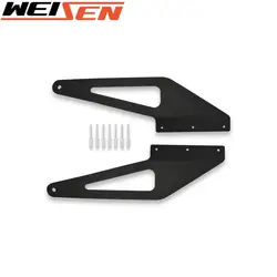 Kit de supports de montage de barres lumineuses LED incurvées, pour pare brise supérieur de voiture Jeep Grand Cherokee ZJ 1993 – 1998, 50 pouces 