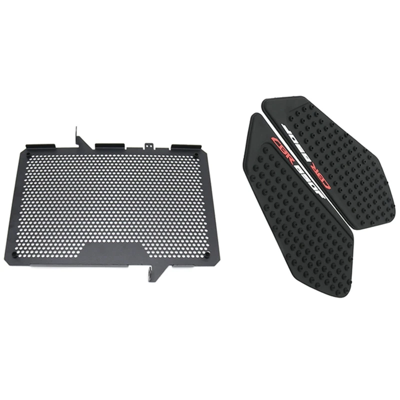 

For Honda Cbr650f 2014-2017 2016 2015 Protector Tank Pad Sticker & Radiator Guard Grille Protector Oil Cooler Cover