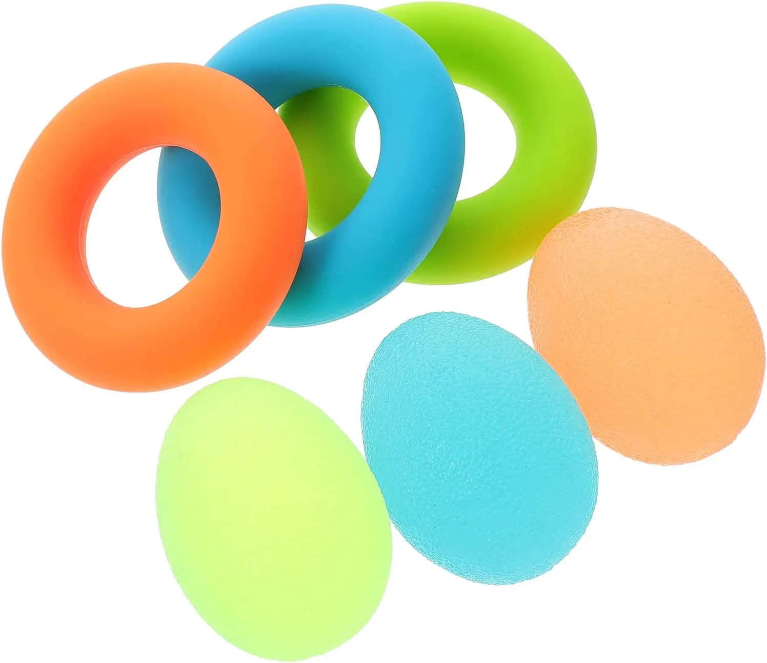 Therapy Kit Finger Exercisers and Hand Strengtheners Grip Dexterity Supports Injury and Recovery Stress Relief Kids Adults