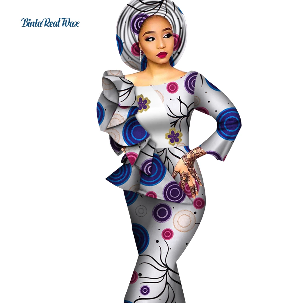 ڸ ī 巹 μ Draped ƮƮ  巹 Vestidos Bazin  ī Ankara 巹 Ƿ WY4291