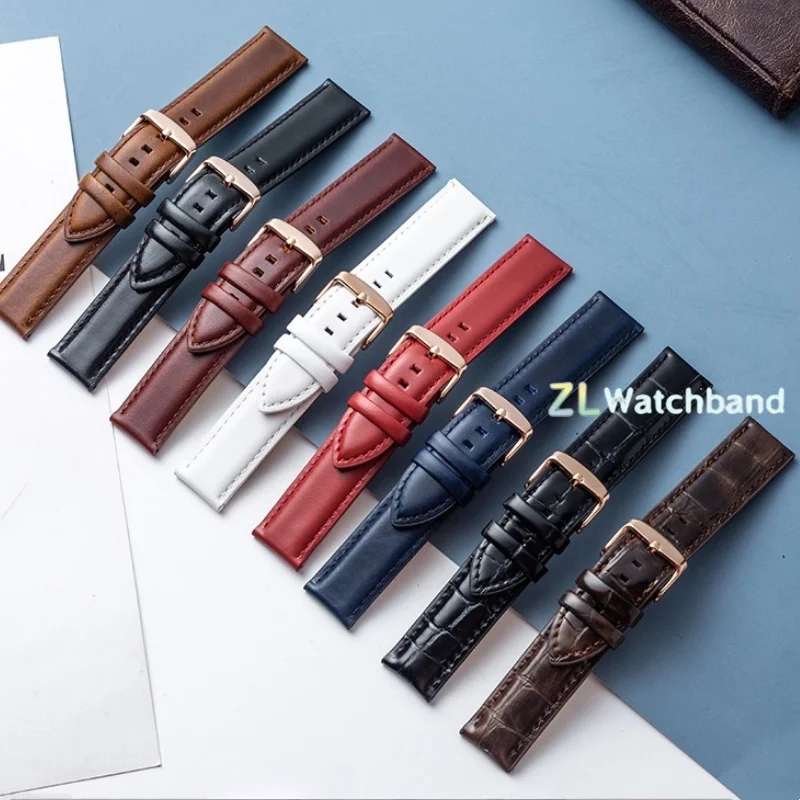 Elegant Genuine Leather Waterproof Wristband - Universal Fit