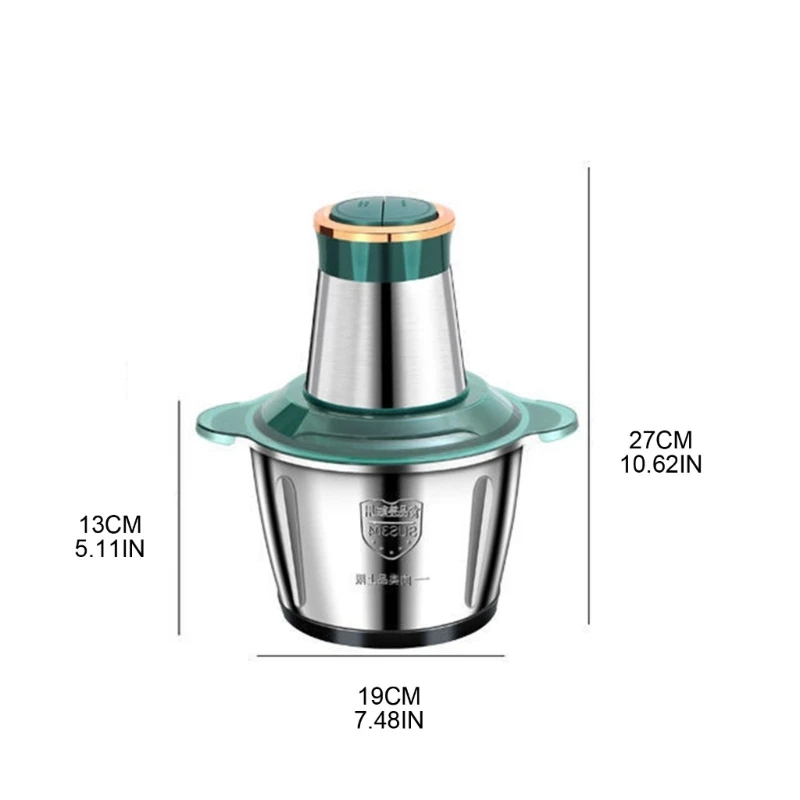 Large Capacity Commercial Household Electric  Grinder Stainless Steel  Mincer Kitchen Appliances Food Processor Dropship 6