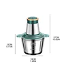 Large Capacity Commercial Household Electric  Grinder Stainless Steel  Mincer Kitchen Appliances Food Processor Dropship 6