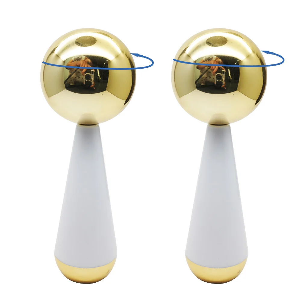 Ice Globes for Facials Steel Cooling Roller Cryo Sticks for Face Neck Dark Circles Puffiness Wrinkles Collagen Production