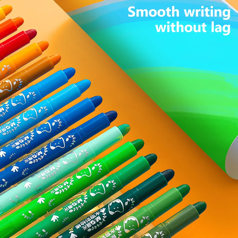 M&G Crayon Set 12/24/36/48 Colors for Kids Student Washable Rotatable Oil Painting Crayon for School Kindergarten oil pastels colored crayons children painting supplies