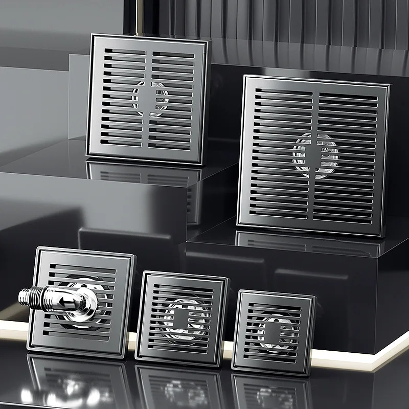 ท่อระบายน้ําพื้นสแตนเลสป้องกันกลิ่น 304, เส้นผ่านศูนย์กลางที่เพิ่มขึ้นและการเคลื่อนที่ขนาดใหญ่, บนหลังคาและลานภายในและกลางแจ้ง 1